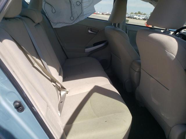 JTDKN3DU8F1878674 - 2015 TOYOTA PRIUS TURQUOISE photo 10