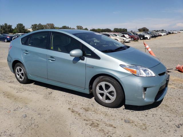 JTDKN3DU8F1878674 - 2015 TOYOTA PRIUS TURQUOISE photo 4