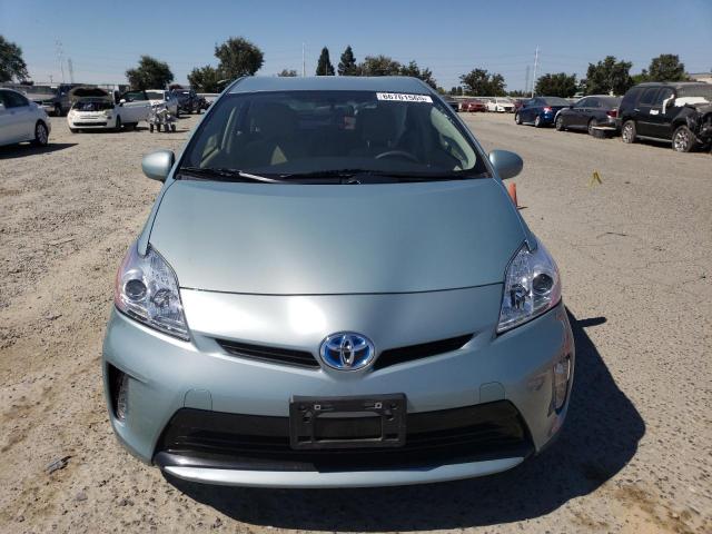 JTDKN3DU8F1878674 - 2015 TOYOTA PRIUS TURQUOISE photo 5