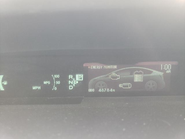 JTDKN3DU8F1878674 - 2015 TOYOTA PRIUS TURQUOISE photo 9