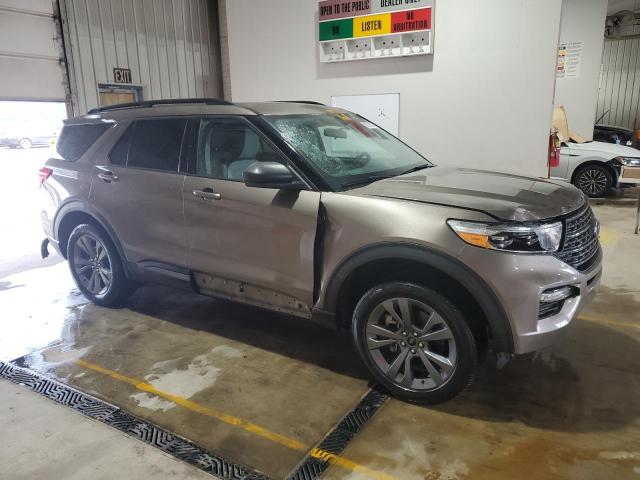 1FMSK8DH3MGC45689 - 2021 FORD EXPLORER XLT 棕色 照片 4