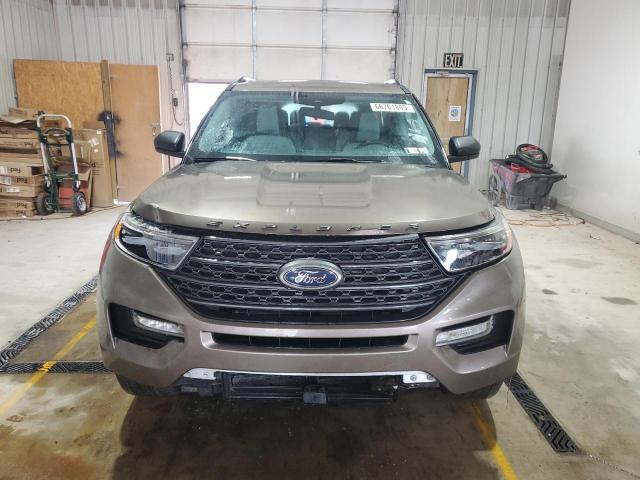 1FMSK8DH3MGC45689 - 2021 FORD EXPLORER XLT 棕色 照片 5