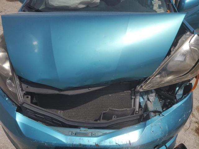 JHMGE8H52CC010853 - 2012 HONDA FIT SPORT BLUE photo 11