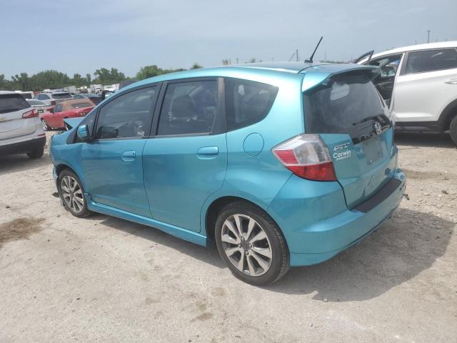 JHMGE8H52CC010853 - 2012 HONDA FIT SPORT BLUE photo 2