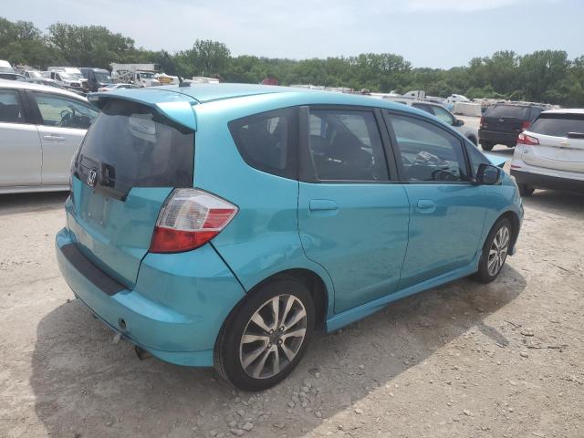 JHMGE8H52CC010853 - 2012 HONDA FIT SPORT BLUE photo 3