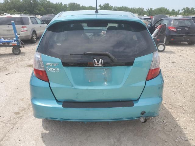 JHMGE8H52CC010853 - 2012 HONDA FIT SPORT BLUE photo 6
