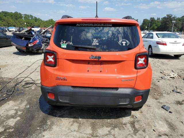 ZACCJBABXHPF67747 - 2017 JEEP RENEGADE SPORT ORANGE photo 6