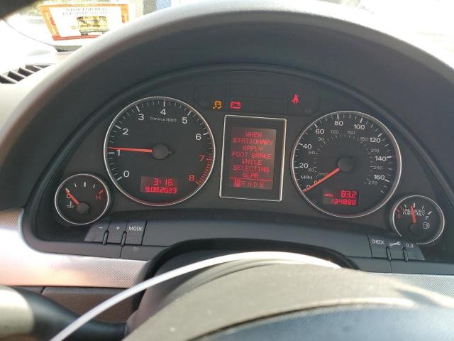 WAUAF78E58A159773 - 2008 AUDI A4 2.0T BLACK photo 9