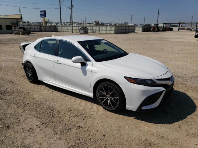 4T1G11AK5PU745049 - 2023 TOYOTA CAMRY SE NIGHT SHADE WHITE photo 4