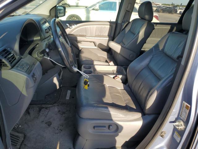 5FNRL38707B019158 - 2007 HONDA ODYSSEY EXL BLUE photo 7