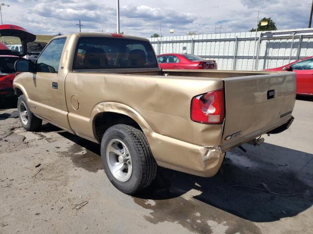 1GCCS144XXK109185 - 1999 CHEVROLET S TRUCK S10 BROWN photo 2