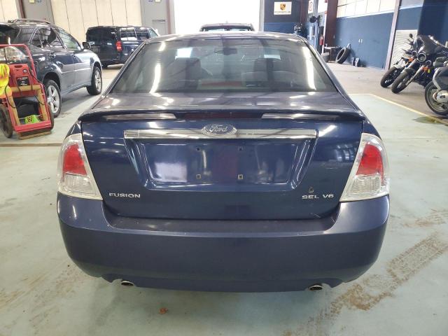 3FAFP08166R148719 - 2006 FORD FUSION SEL BLUE photo 6