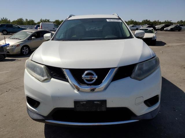 5N1AT2MLXEC765066 - 2014 NISSAN ROGUE S WHITE photo 5