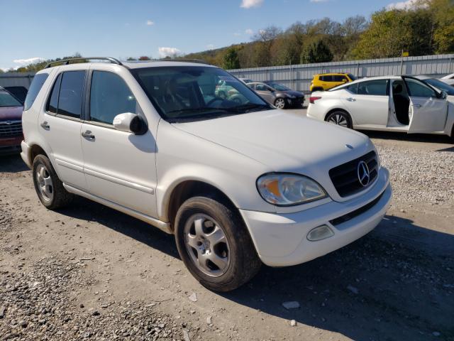 4JGAB54E73A386377 - 2003 MERCEDES-BENZ ML 350 320 WHITE photo 1