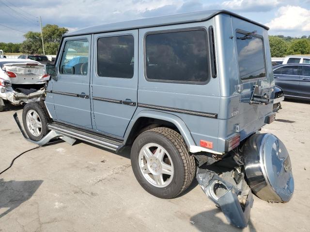 WDCYR49E84X147415 - 2004 MERCEDES-BENZ G 500 BLUE photo 2