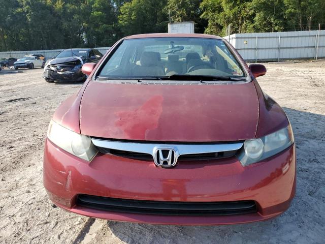 1HGFA16506L059445 - 2006 HONDA CIVIC LX MAROON photo 5