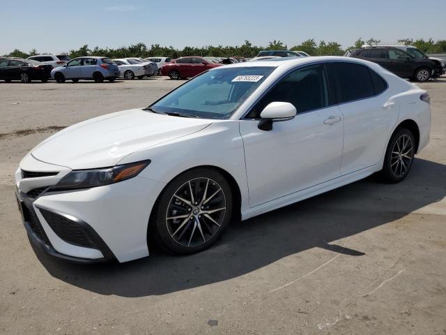 4T1S11AK0PU178839 - 2023 TOYOTA CAMRY SE NIGHT SHADE WHITE photo 1