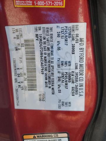 1FMDU73W64ZA07949 - 2004 FORD EXPLORER XLT RED photo 12