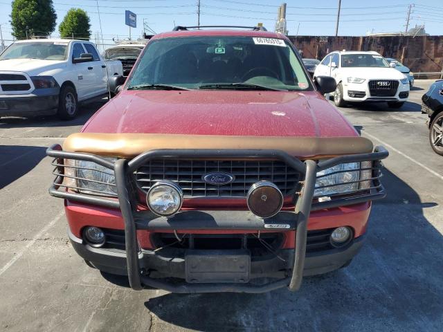 1FMDU73W64ZA07949 - 2004 FORD EXPLORER XLT RED photo 5