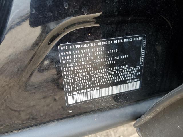 3VVMR7RM9SM006290 - 2025 VOLKSWAGEN TIGUAN SE BLACK photo 12