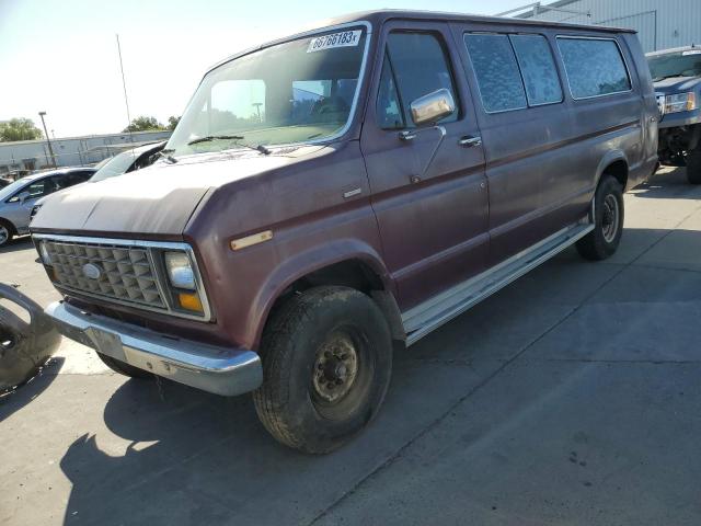 1FBHS31LXDHB35022 - 1983 FORD ECONOLINE E350 SUPER DUTY MAROON photo 1