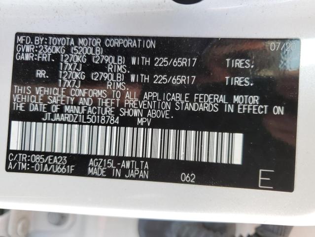 JTJAARDZ1L5018784 - 2020 LEXUS NX 300 BASE Ağ foto 13