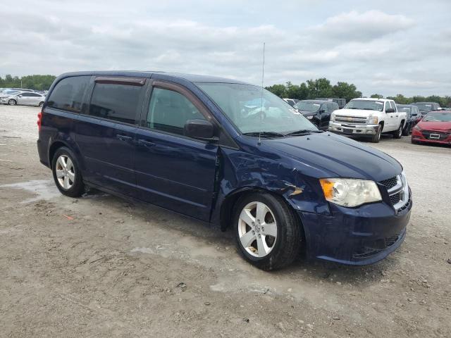 2C4RDGBG1DR741526 - 2013 DODGE GRAND CARA SE BLUE photo 4