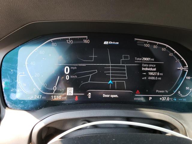 3MW5P9J05N8C72204 - 2022 BMW 330XE Czarny zdjęcie 9