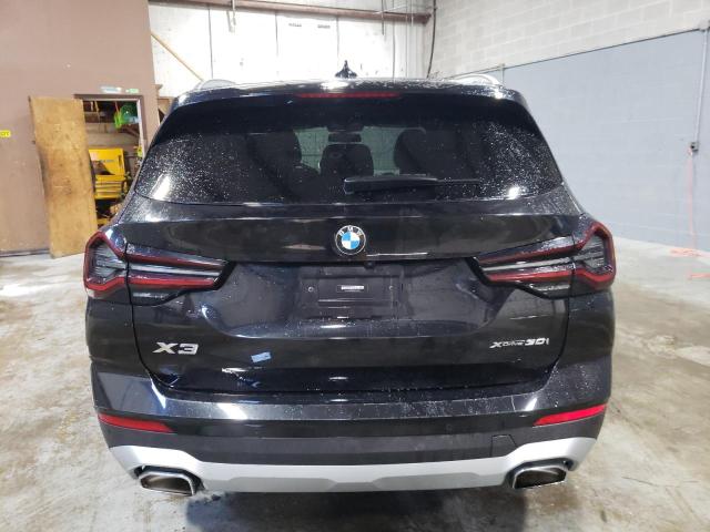 5UX53DP01N9L69414 - 2022 BMW X3 XDRIVE30I BLACK photo 6