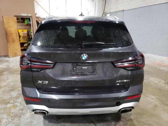 5UX53DP07N9M46738 - 2022 BMW X3 XDRIVE30I CHARCOAL photo 6