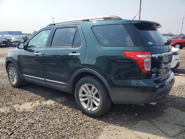 1FM5K7D82DGC52169 - 2013 FORD EXPLORER XLT GREEN photo 2
