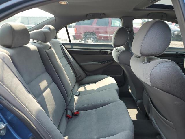 1HGFA16818L092662 - 2008 HONDA CIVIC EX BLUE photo 10
