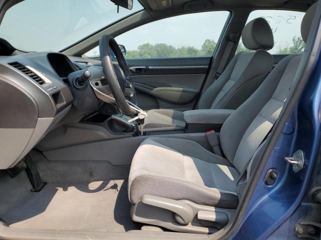 1HGFA16818L092662 - 2008 HONDA CIVIC EX BLUE photo 7