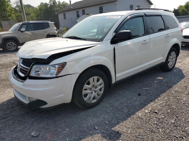 3C4PDCAB9JT533974 - 2018 DODGE JOURNEY SE WHITE photo 1