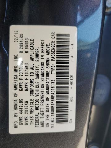 19UUB1F56FA016132 - 2015 ACURA TLX TECH CHARCOAL photo 12