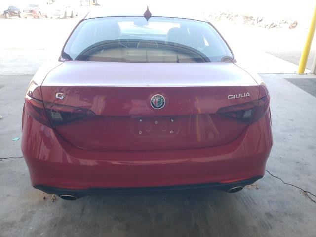 ZARFAEDN5J7593041 - 2018 ALFA ROMEO GIULIA Q4 წითელი ფოტო 6