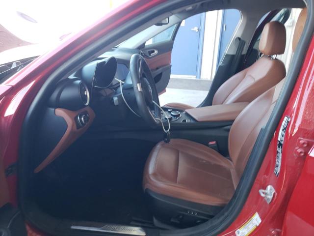 ZARFAEDN5J7593041 - 2018 ALFA ROMEO GIULIA Q4 წითელი ფოტო 7