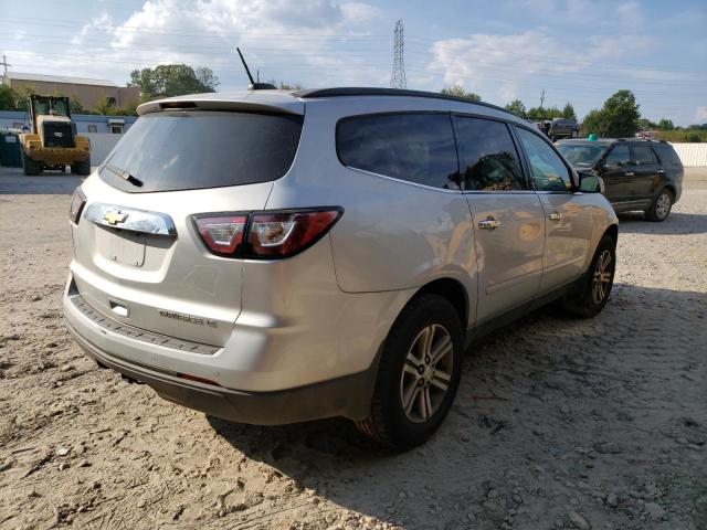 1GNKRHKDXGJ343570 - 2016 CHEVROLET TRAVERSE LT SILVER photo 3