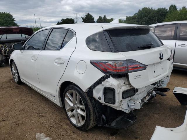 JTHKD5BH3E2201690 - 2014 LEXUS CT 200 WHITE photo 2