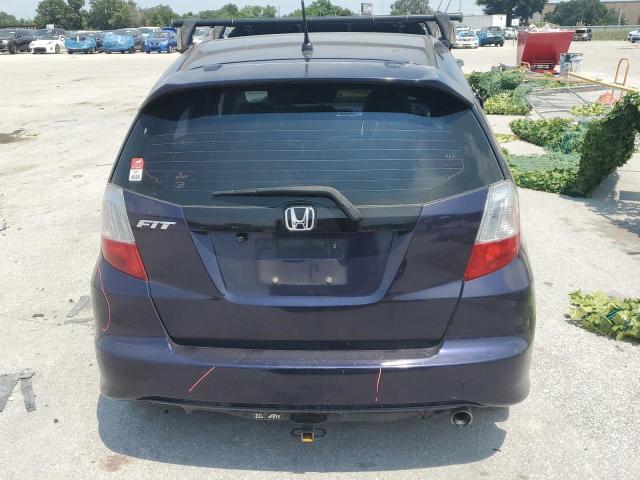 JHMGE8H43AC031005 - 2010 HONDA FIT SPORT PURPLE photo 6