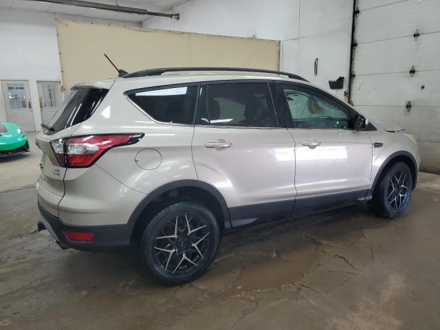 1FMCU9HD8JUA83518 - 2018 FORD ESCAPE SEL BEIGE photo 3