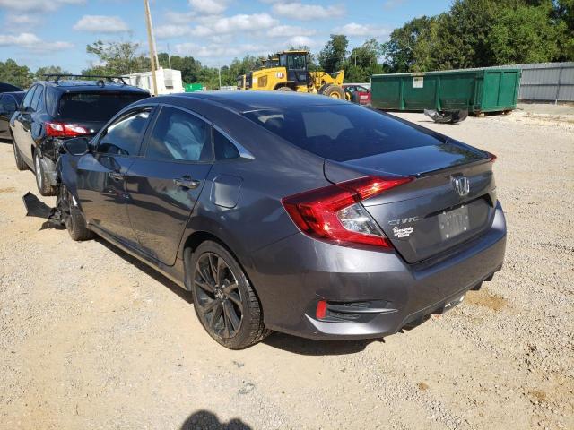 2HGFC2F80LH554098 - 2020 HONDA CIVIC SPORT ნაცრისფერი ფოტო 2