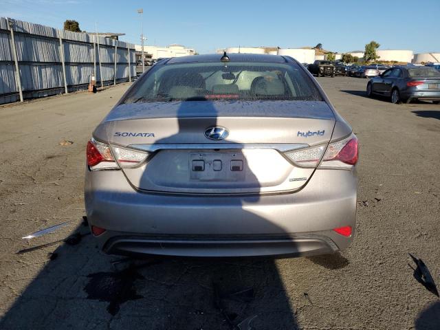 KMHEC4A47EA106349 - 2014 HYUNDAI SONATA HYBRID SILVER photo 6