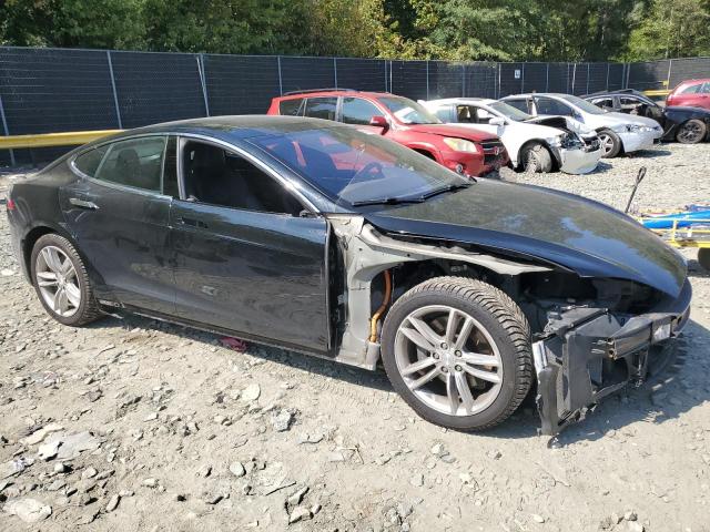5YJSA1E20FF116346 - 2015 TESLA MODEL S BLACK photo 4