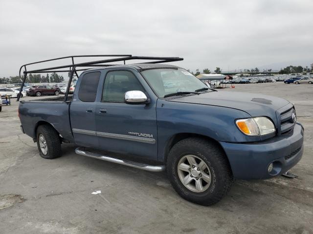 5TBRT34155S468466 - 2005 TOYOTA TUNDRA ACCESS CAB SR5 BLUE photo 4