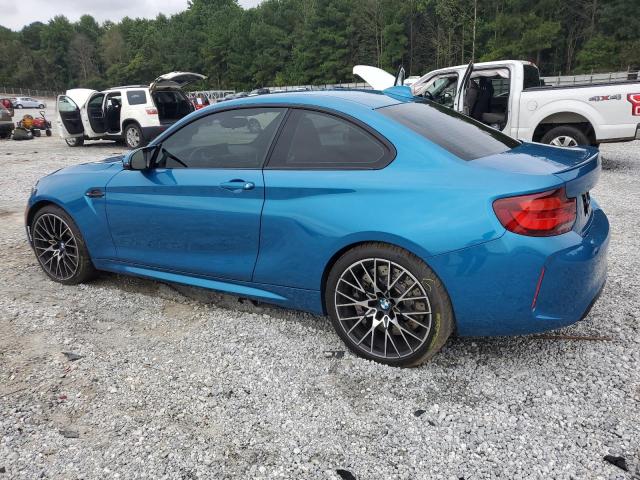 WBS2U7C07L7E38183 - 2020 BMW M2 COMPETITION Синій фото 2