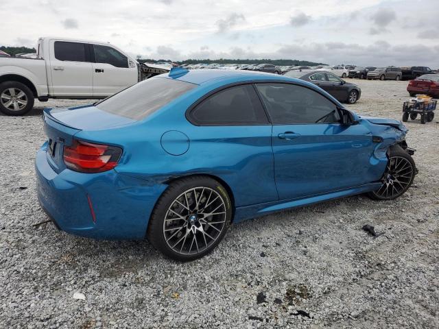 WBS2U7C07L7E38183 - 2020 BMW M2 COMPETITION Синій фото 3