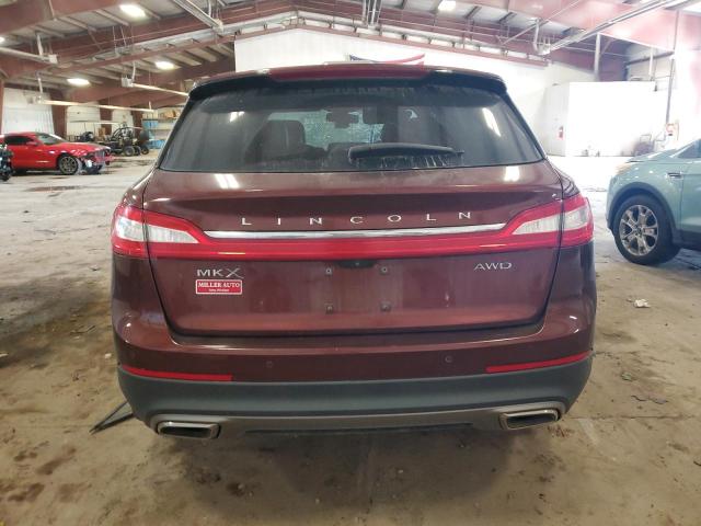 2LMTJ8LR6GBL64306 - 2016 LINCOLN MKX RESERVE Bordo foto 6