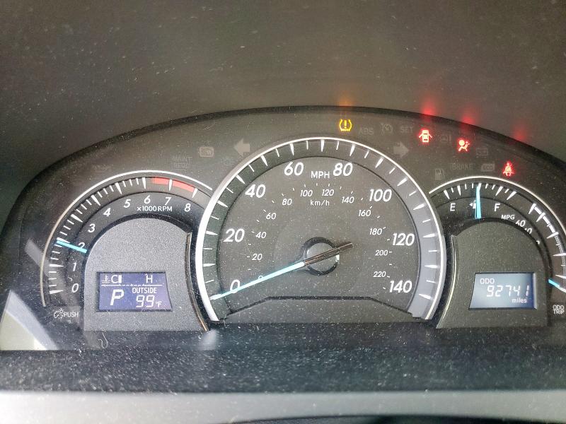 4T4BF1FK3CR246738 - 2012 TOYOTA CAMRY BASE Gümüş foto 9