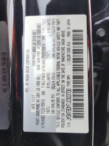 JM3KFBDM7J0303706 - 2018 MAZDA CX-5 GRAND TOURING BLACK photo 13